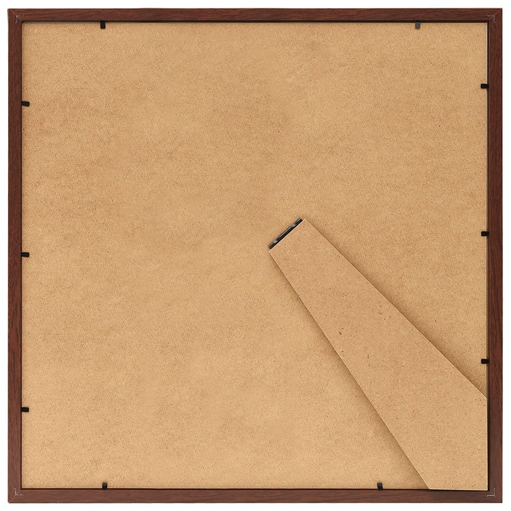 10 db barna MDF asztali fényképkeret 20 x 20 cm
