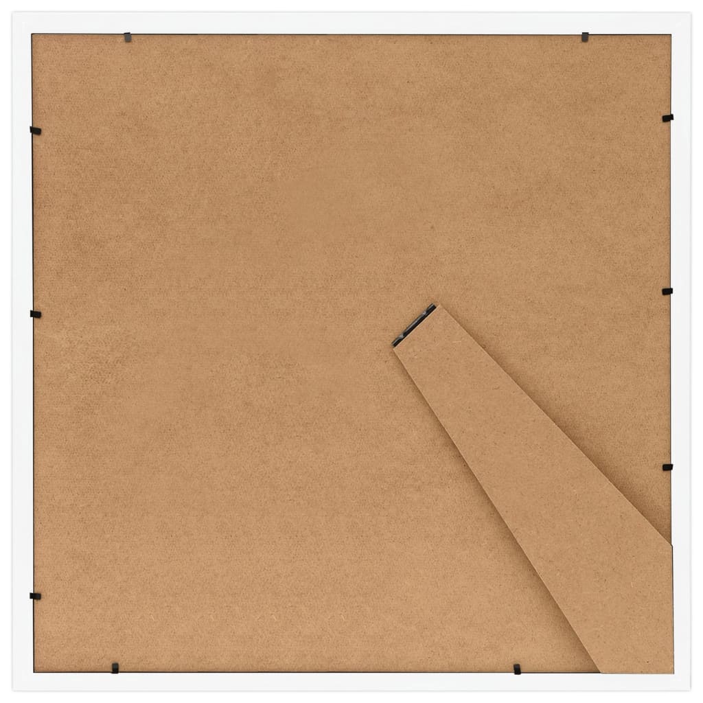 10 db fehér MDF asztali fényképkeret 20 x 20 cm