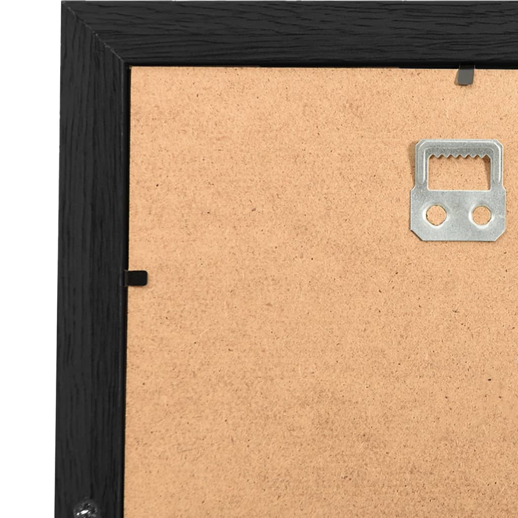 fekete MDF fényképkeretszett 10 db 10 x 15 cm-es képhez