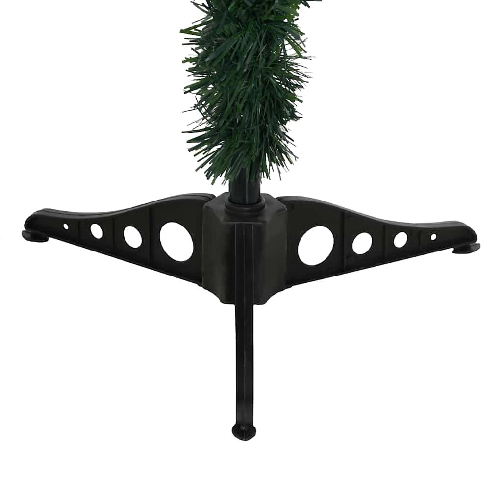 zúzmarás megvilágított karácsonyfa gömb szettel/tobozzal 150 cm