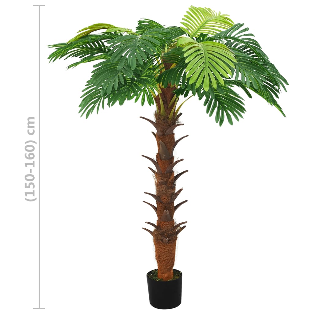 zöld cserepes műcikászpálma 160 cm