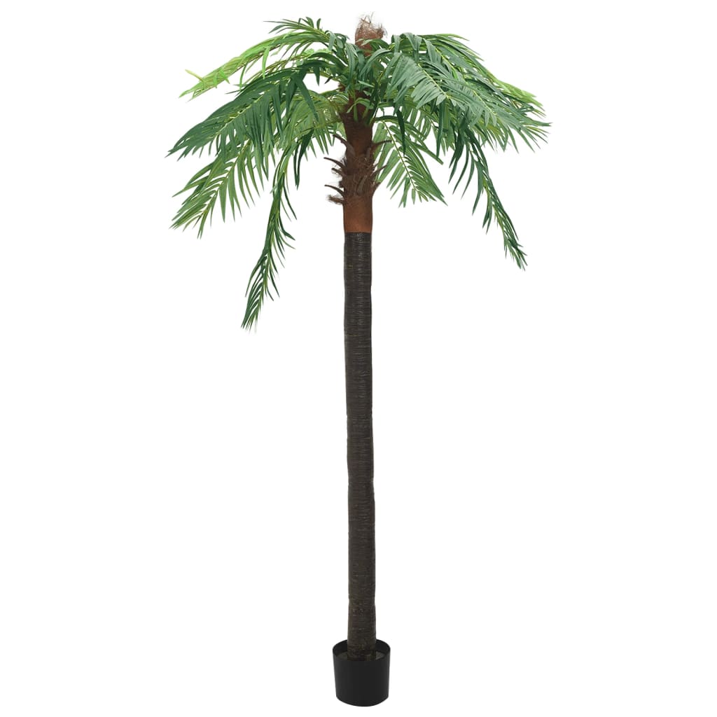 zöld cserepes műdatolyapálma 305 cm