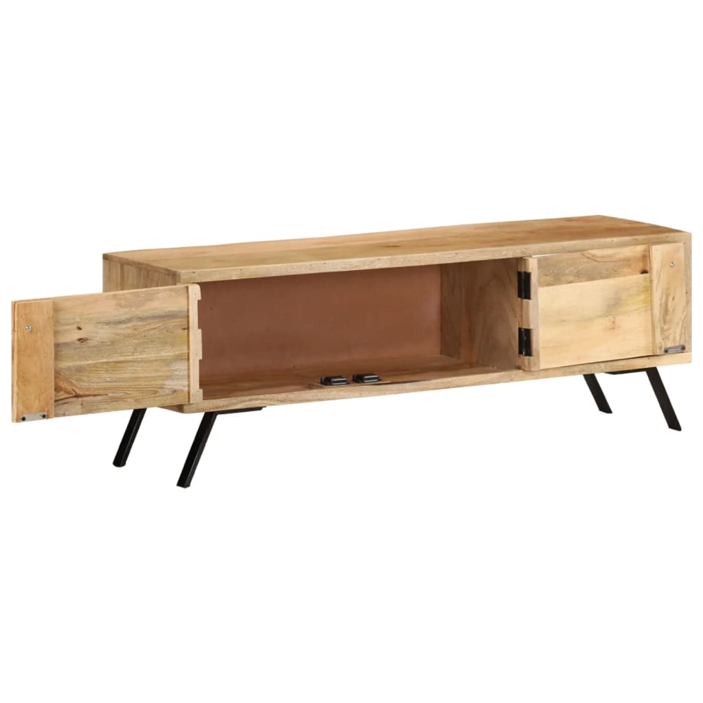 tömör mangófa TV-szekrény 110 x 30 x 40 cm