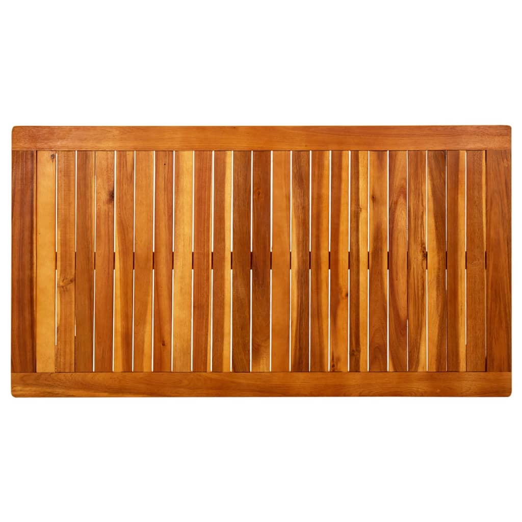 tömör akácfa kerti dohányzóasztal 110 x 60 x 45 cm