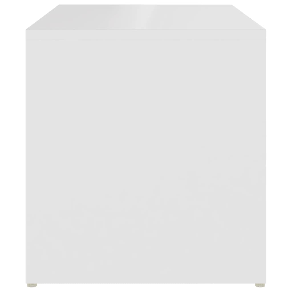 fehér forgácslap kisasztal 59 x 36 x 38 cm
