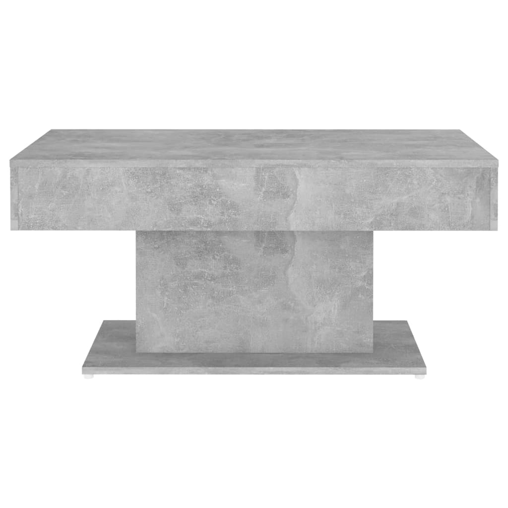 betonszürke szerelt fa dohányzóasztal 96 x 50 x 45 cm