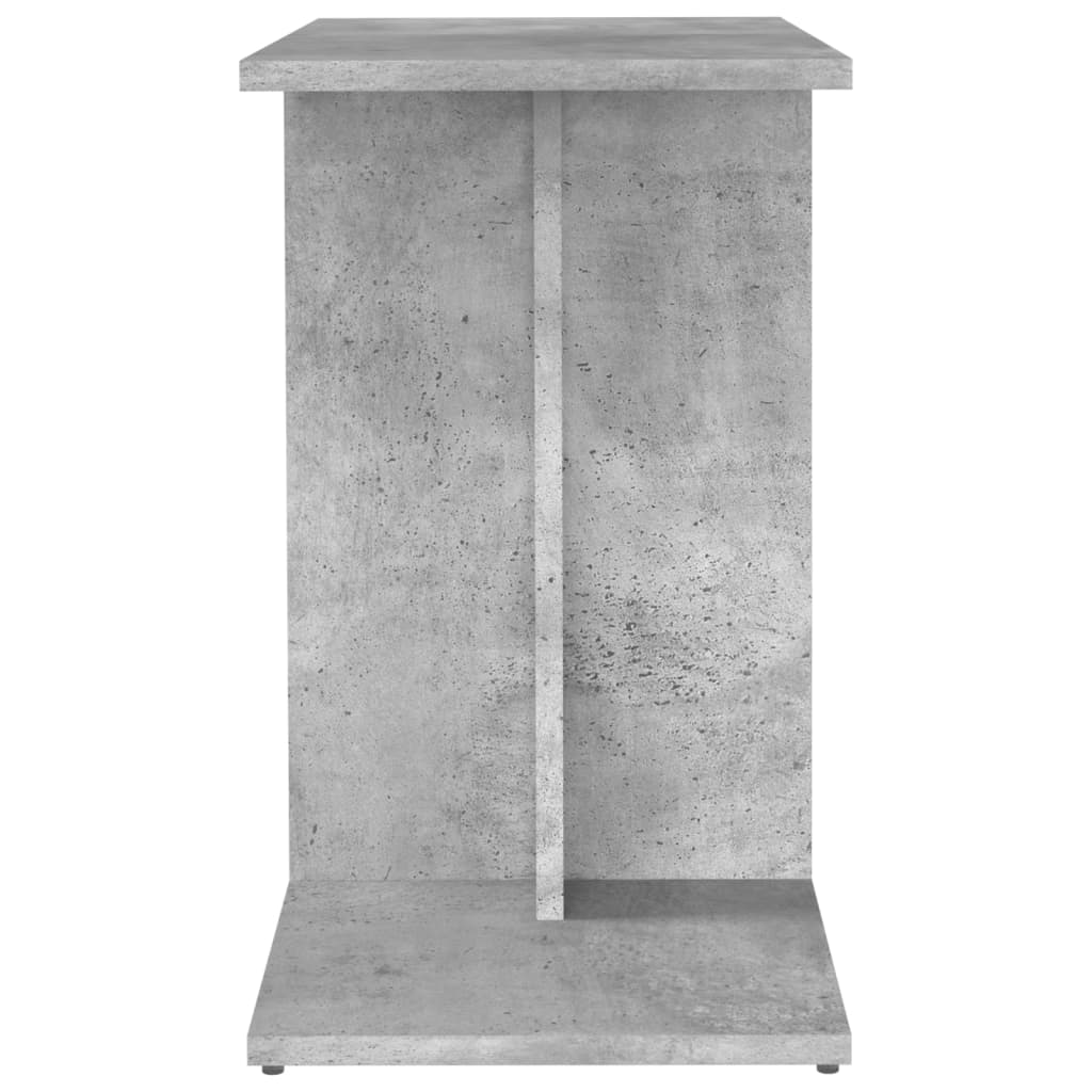 betonszürke forgácslap kisasztal 50 x 30 x 50 cm