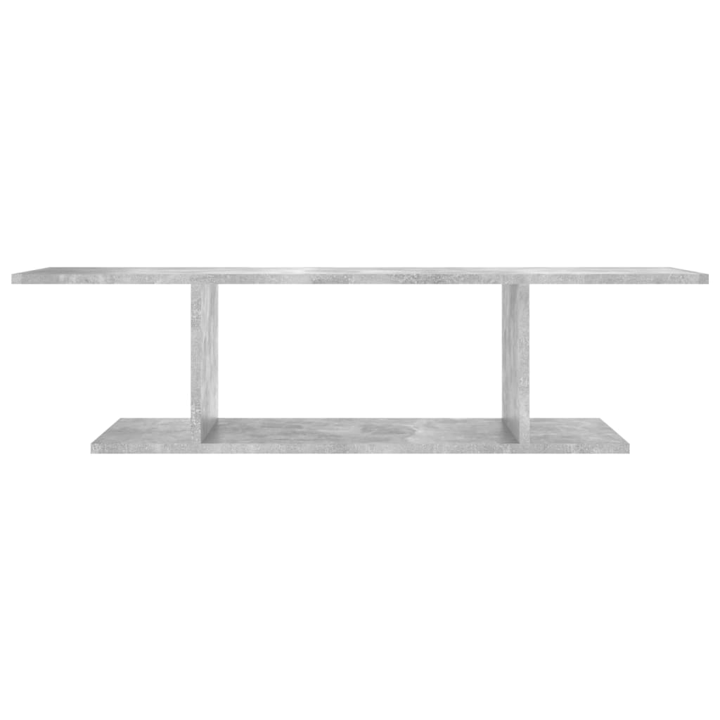 betonszürke falra szerelhető TV-szekrény 103 x 30 x 26,5 cm
