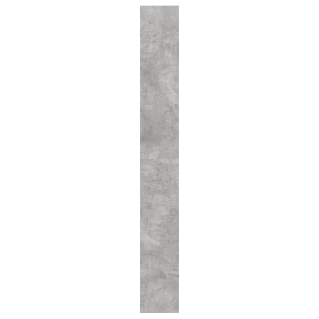 betonszürke mosógépszekrény 64 x 24 x 190 cm