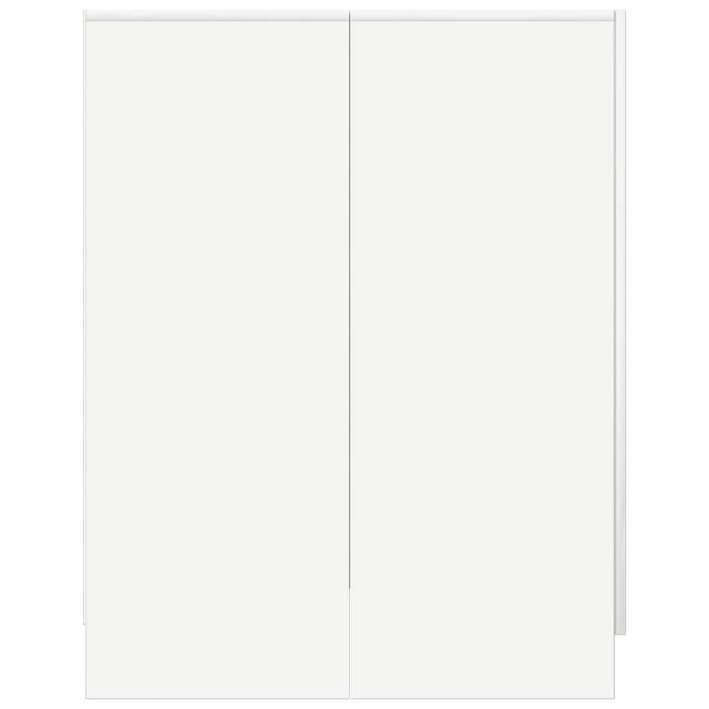 fehér mosógépszekrény 71 x 71,5 x 91,5 cm