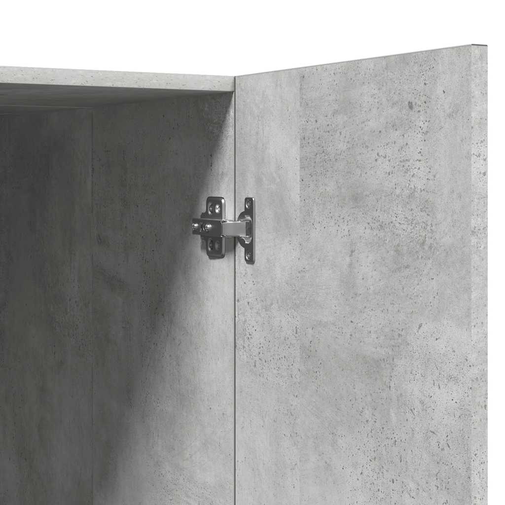 betonszürke mosógépszekrény 71 x 71,5 x 91,5 cm