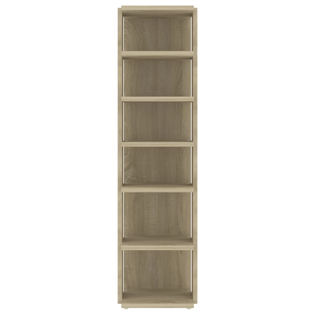 2 db sonoma tölgy színű cipősszekrény 27,5 x 27 x 102 cm