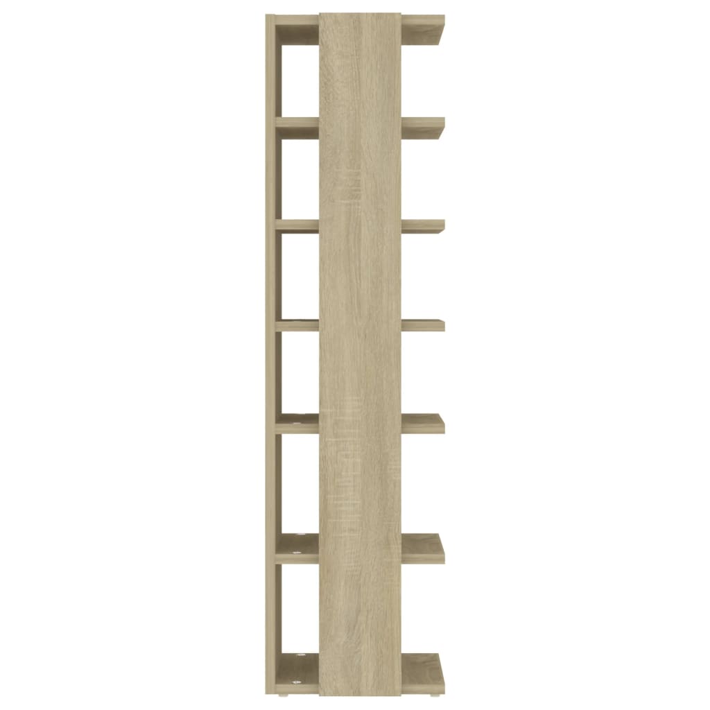 2 db sonoma tölgy színű cipősszekrény 27,5 x 27 x 102 cm