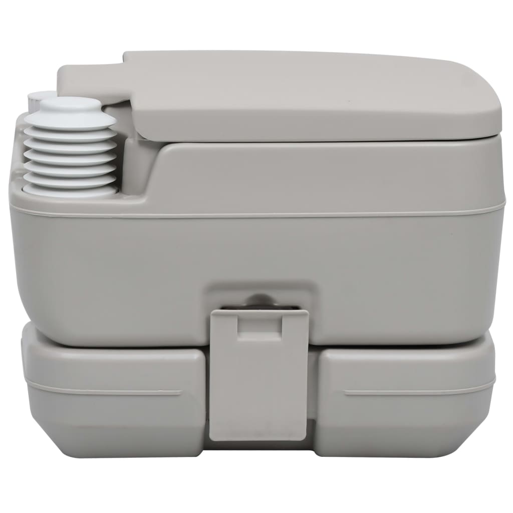 hordozható kemping WC sátorral 10+10 L
