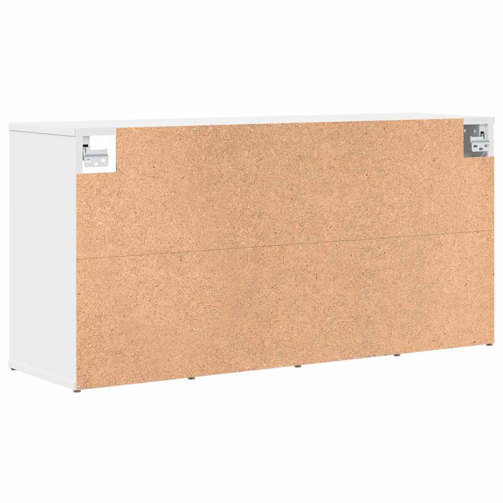 Cipőszekrény polcokkal tárolóval Fehér 103 x 30 x 51 cm Faanyag