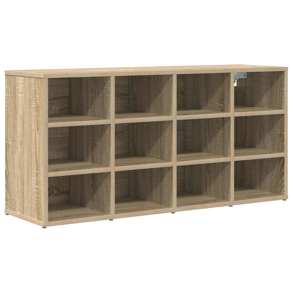 Cipőszekrény polcokkal sonoma tölgy 103 x 30 x 51 cm Faanyag