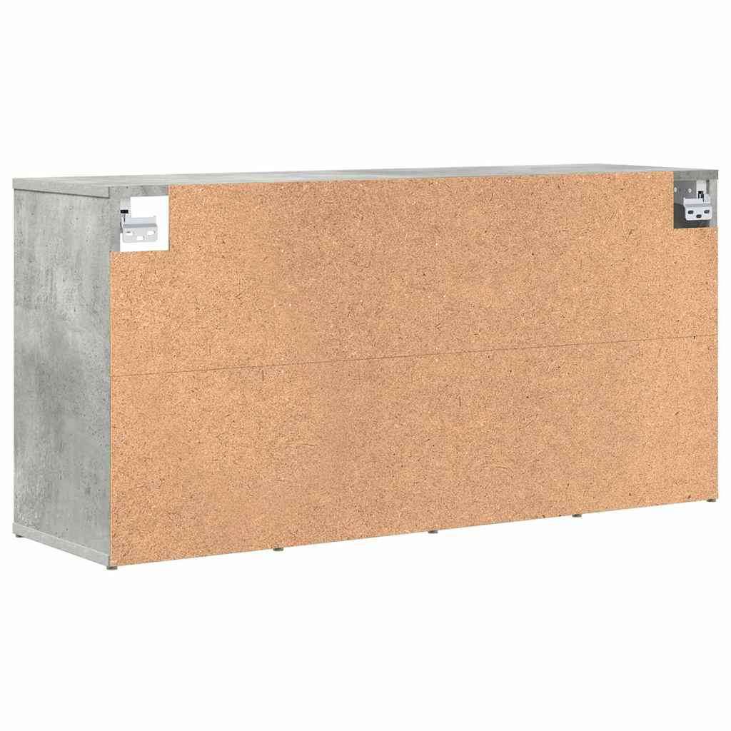 Cipőszekrény polcokkal Beton szürke 103 x 30 x 51 cm Faanyag
