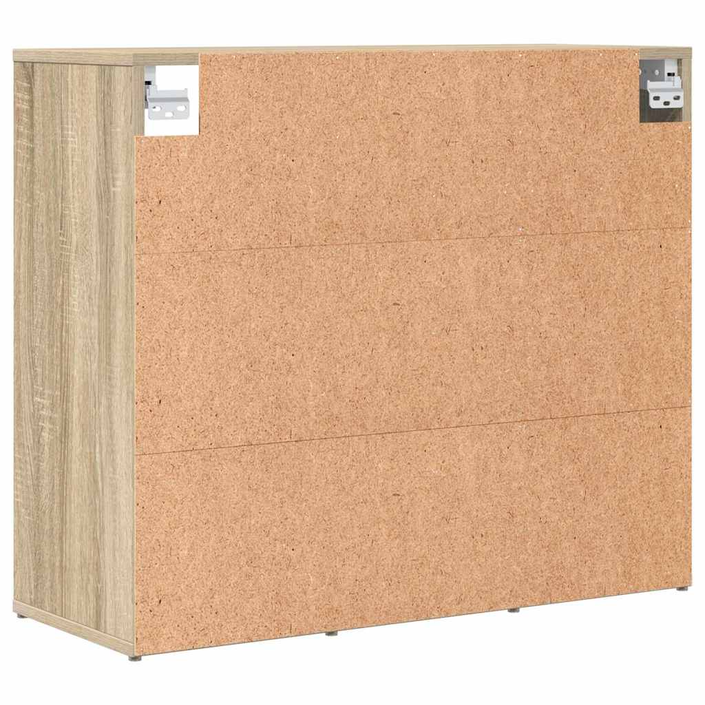 Cipőszekrény polcokkal sonoma tölgy 77.5 x 30 x 67 cm Faanyag