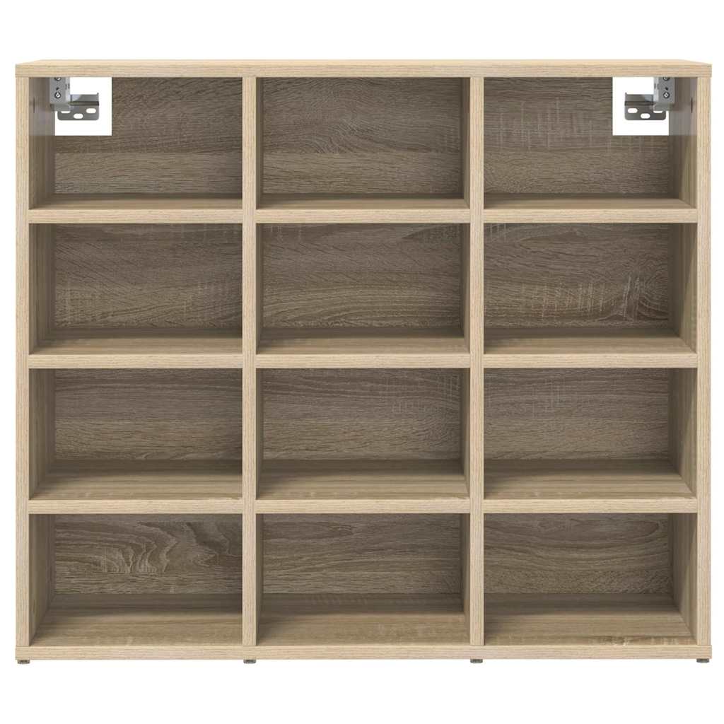 Cipőszekrény polcokkal sonoma tölgy 77.5 x 30 x 67 cm Faanyag