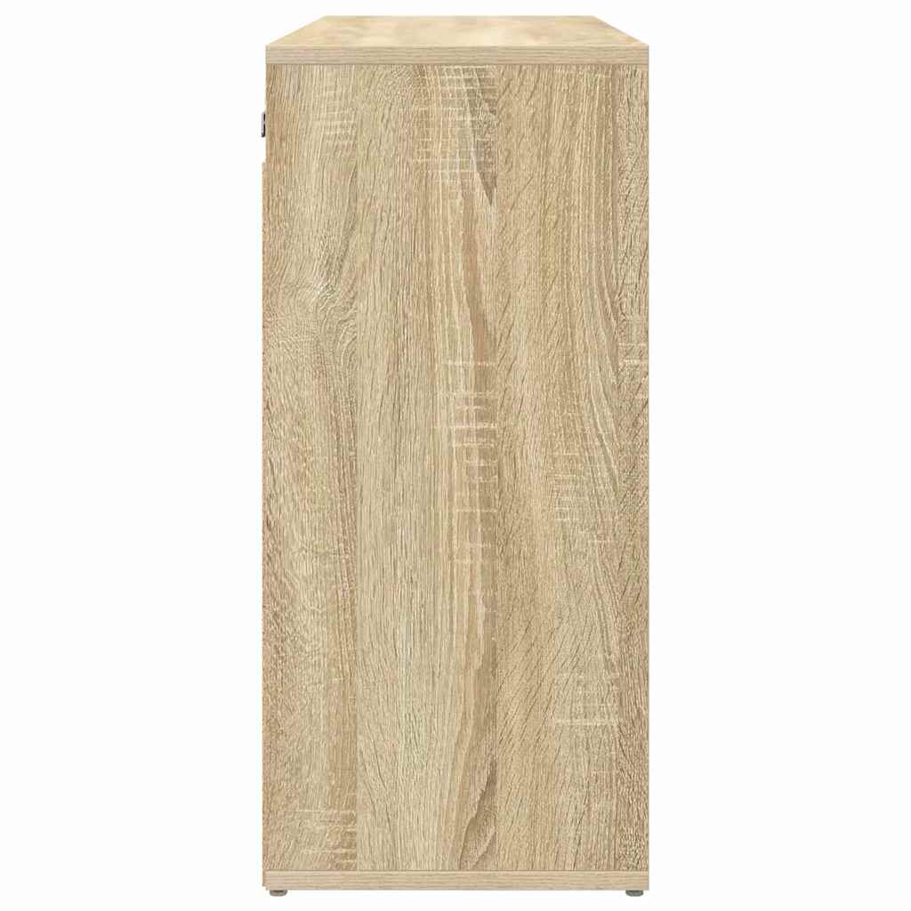 Cipőszekrény polcokkal sonoma tölgy 77.5 x 30 x 67 cm Faanyag