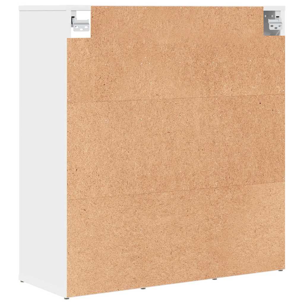 Cipőszekrény polcokkal Fehér 77.5 x 30 x 83.5 cm Faanyag