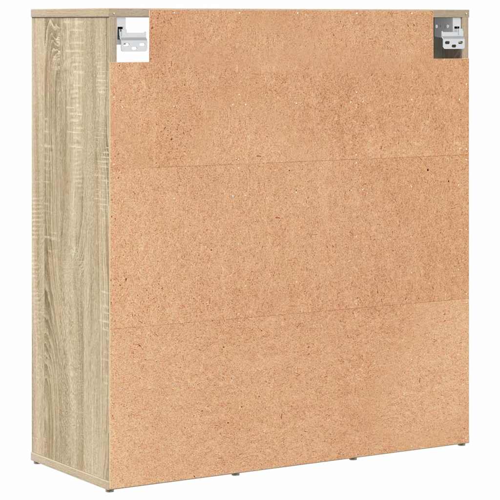 Cipőszekrény polcokkal sonoma tölgy 77.5 x 30 x 83.5 cm Faanyag