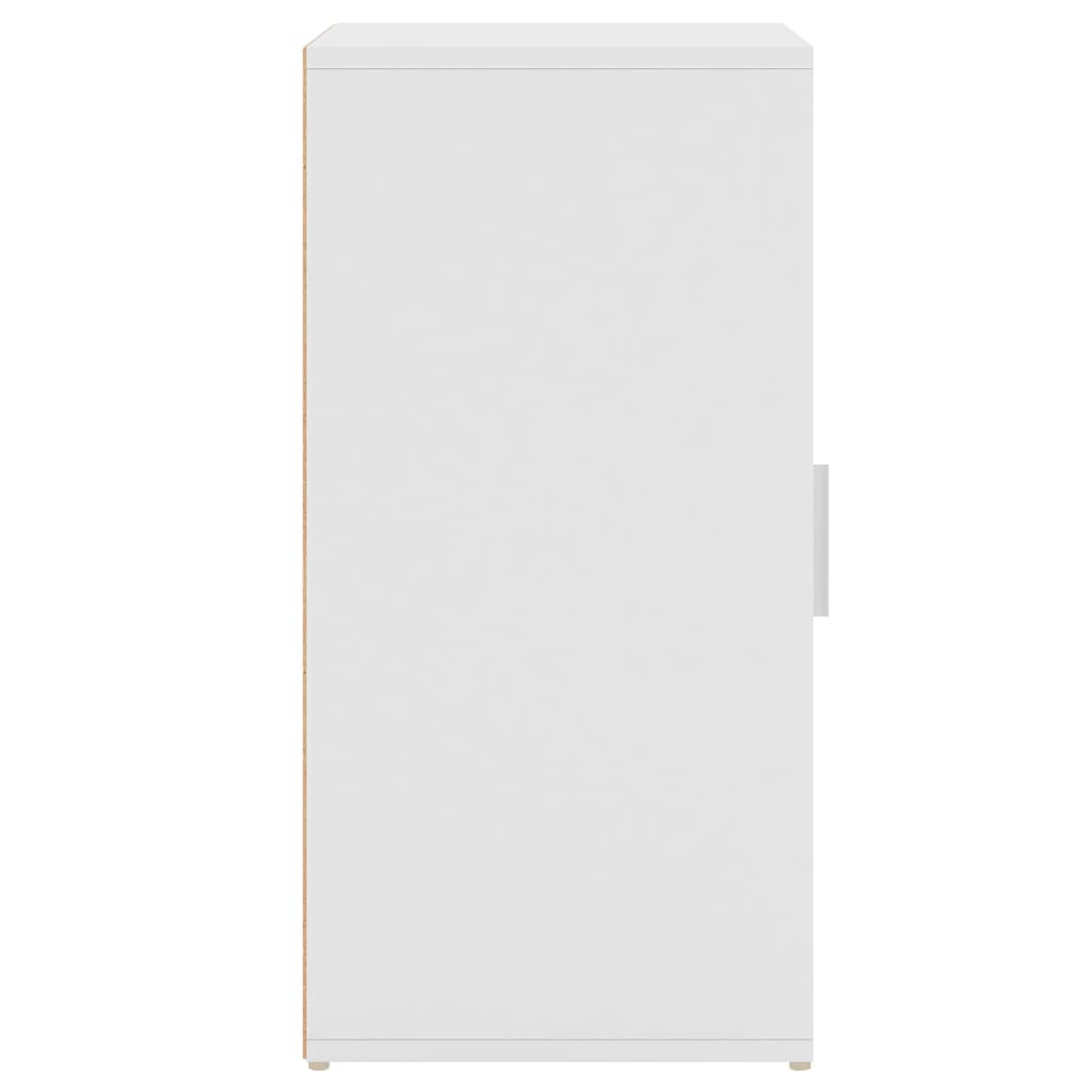 2 db fehér forgácslap cipősszekrény 32 x 35 x 70 cm