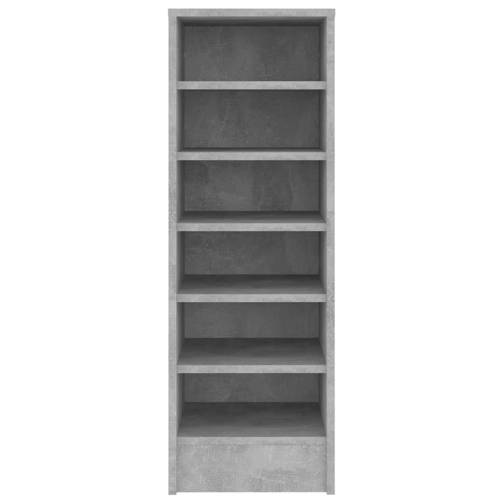 betonszürke szerelt fa cipősszekrény 31,5 x 35 x 90 cm