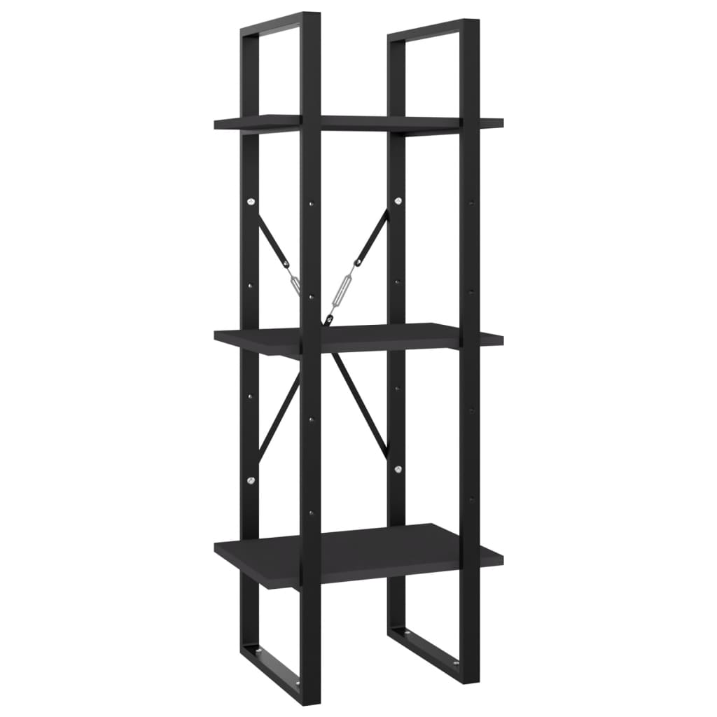 5 szintes szürke szerelt fa könyvszekrény 40 x 30 x 175 cm