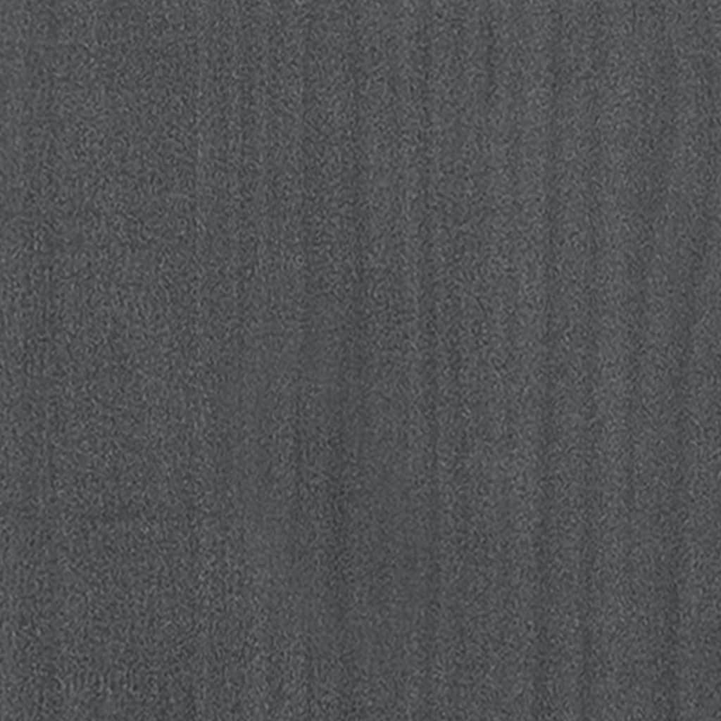 ötszintes szürke fenyőfa könyvszekrény 80 x 30 x 175 cm