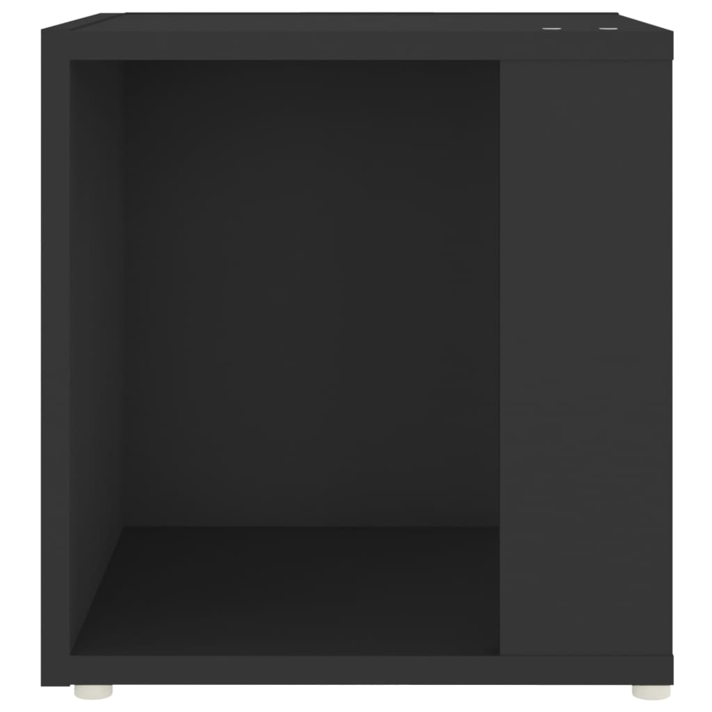 fekete szerelt fa kisasztal 33 x 33 x 34,5 cm