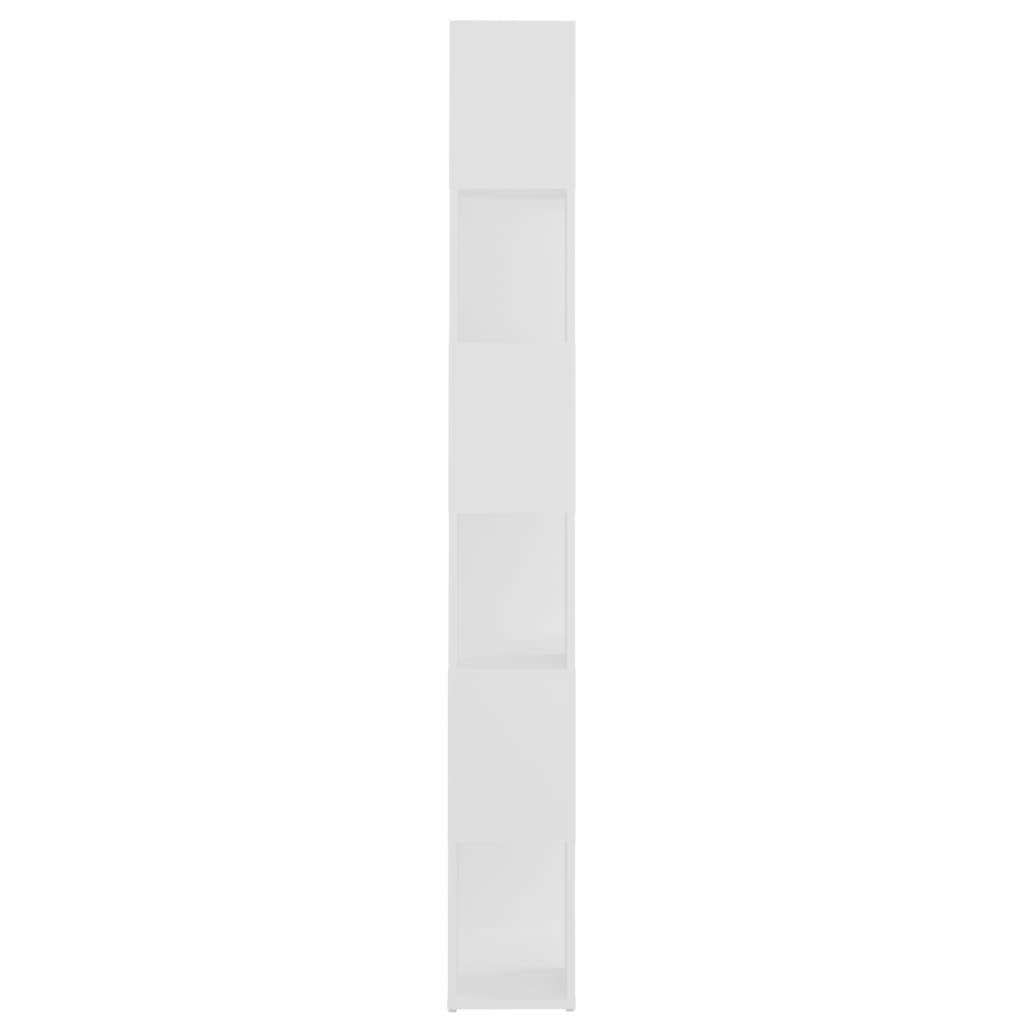 fehér térelválasztó könyvszekrény 60 x 24 x 186 cm