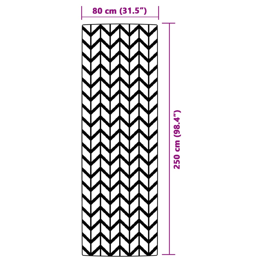 kültéri szőnyeg ARAKIL szürke 80x250 cm PP