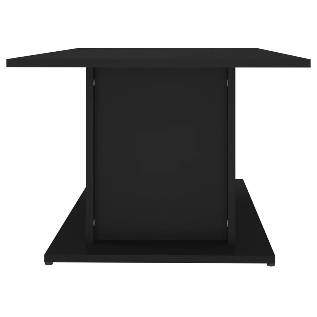 fekete szerelt fa dohányzóasztal 102x55,5x40 cm