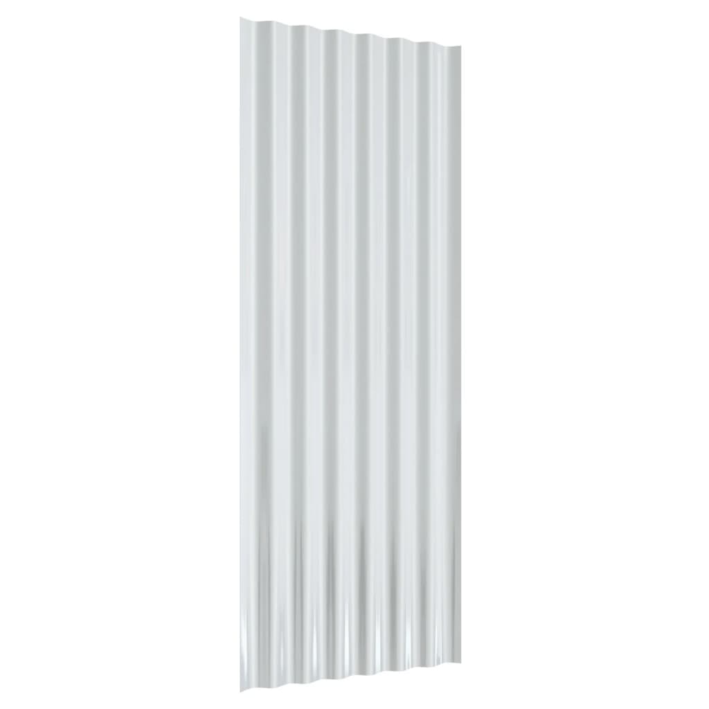 12 db szürke horganyzott acél tetőpanel 100 x 36 cm