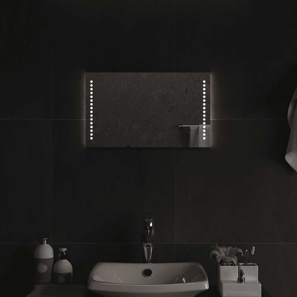LED-es fürdőszobatükör 50x30 cm
