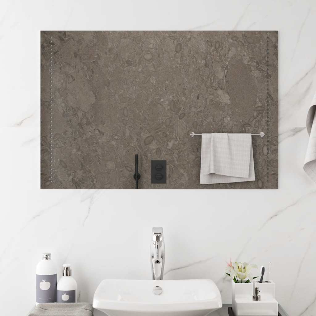 LED-es fürdőszobatükör 90x60 cm