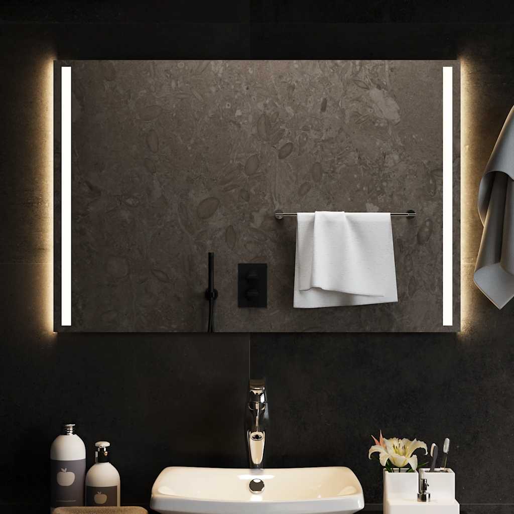 LED-es fürdőszobatükör 90x60 cm
