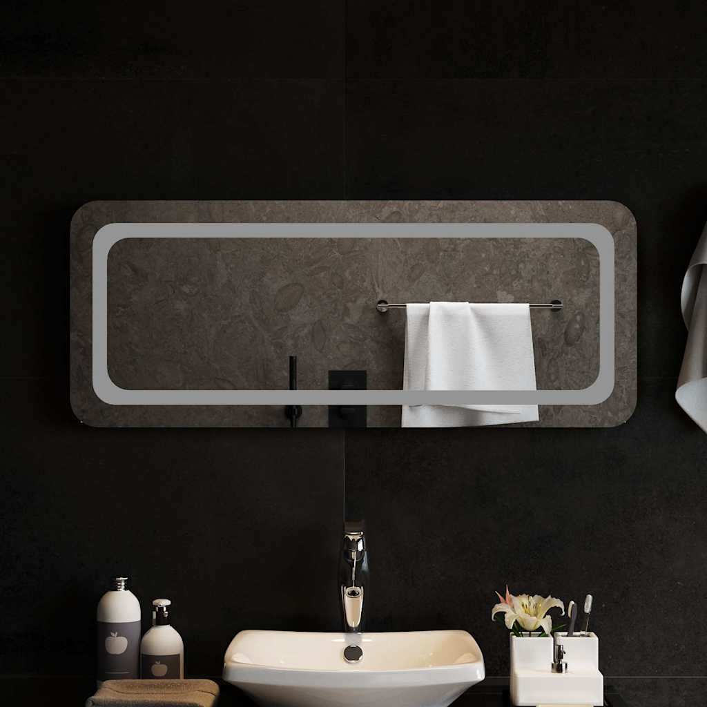 LED-es fürdőszobatükör 100x40cm