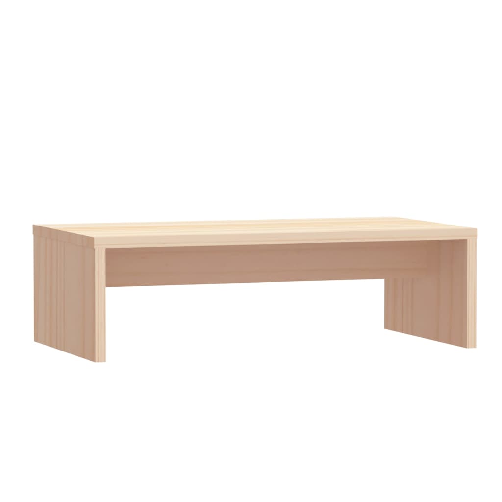 tömör fenyőfa monitorállvány 50x27x15 cm