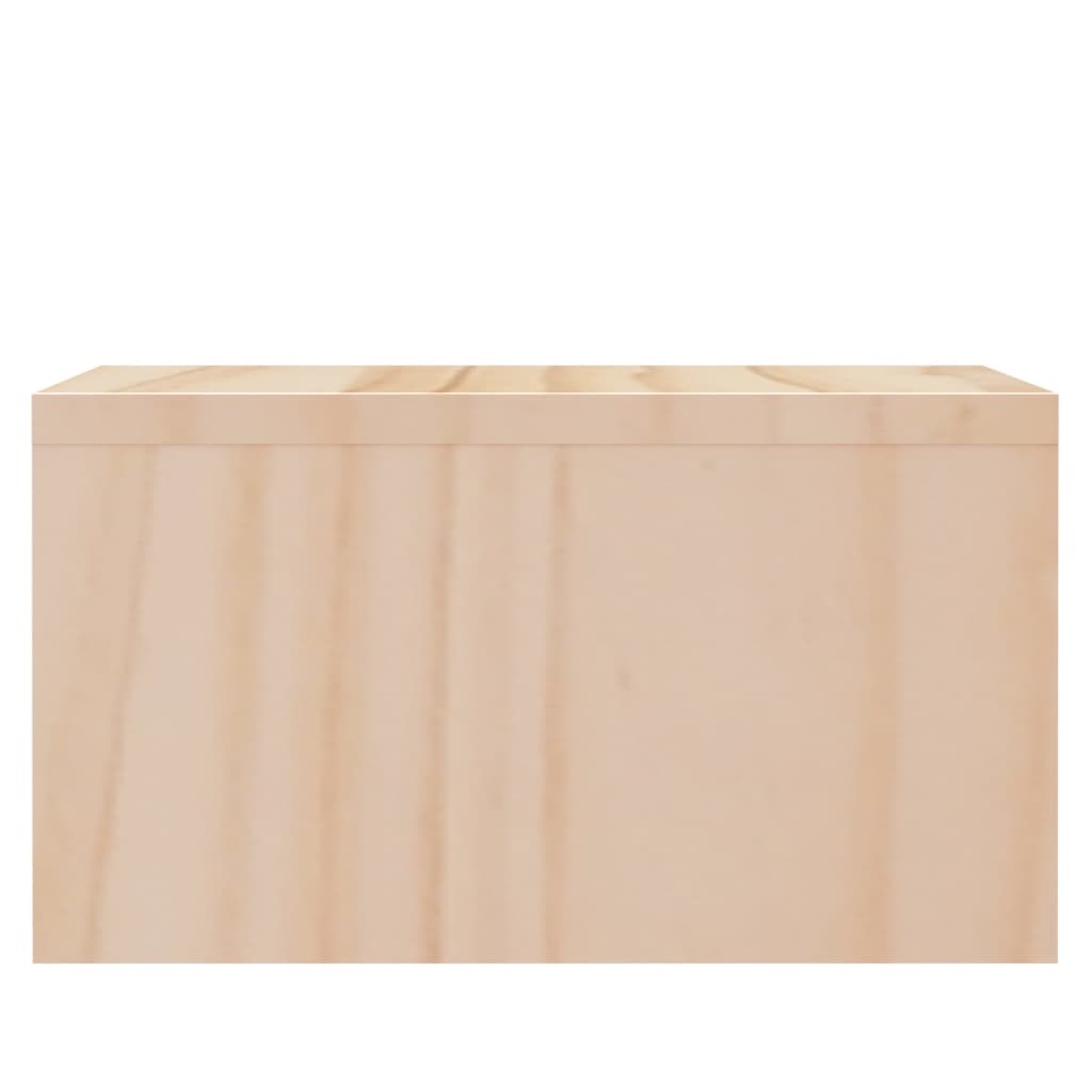 tömör fenyőfa monitorállvány 50x27x15 cm
