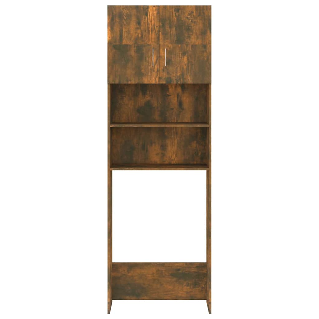 füstös tölgy mosógépszekrény 64 x 25,5 x 190 cm