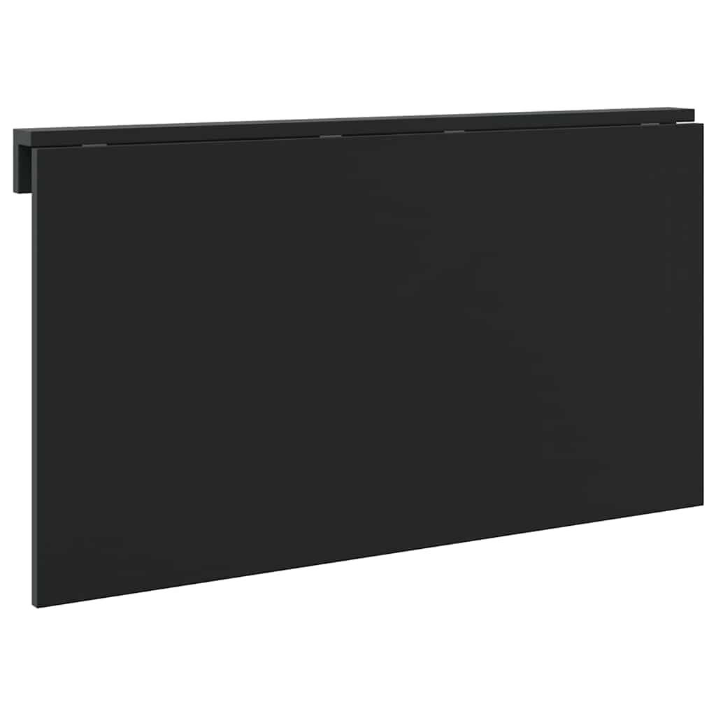 fekete szerelt fa összecsukható fali asztal 100x60x56 cm