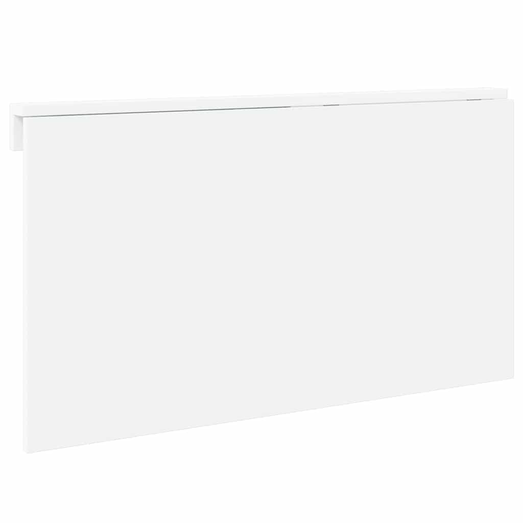 magasfényűfehér szerelt fa összecsukható fali asztal100x60x56cm