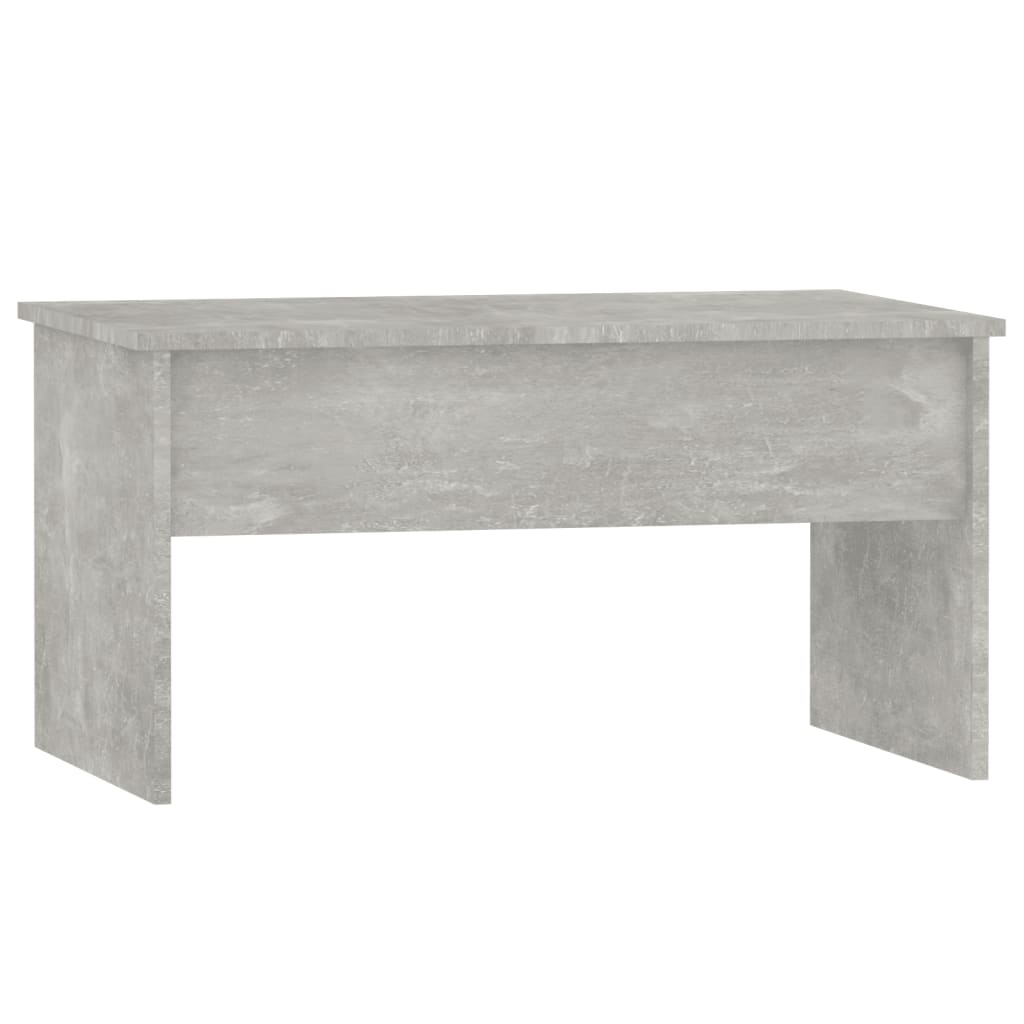 betonszürke szerelt fa dohányzóasztal 80 x 50,5 x 41,5 cm