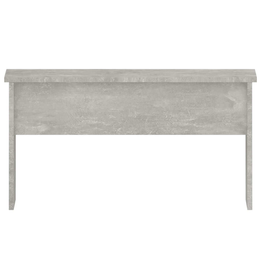 betonszürke szerelt fa dohányzóasztal 80 x 50,5 x 41,5 cm