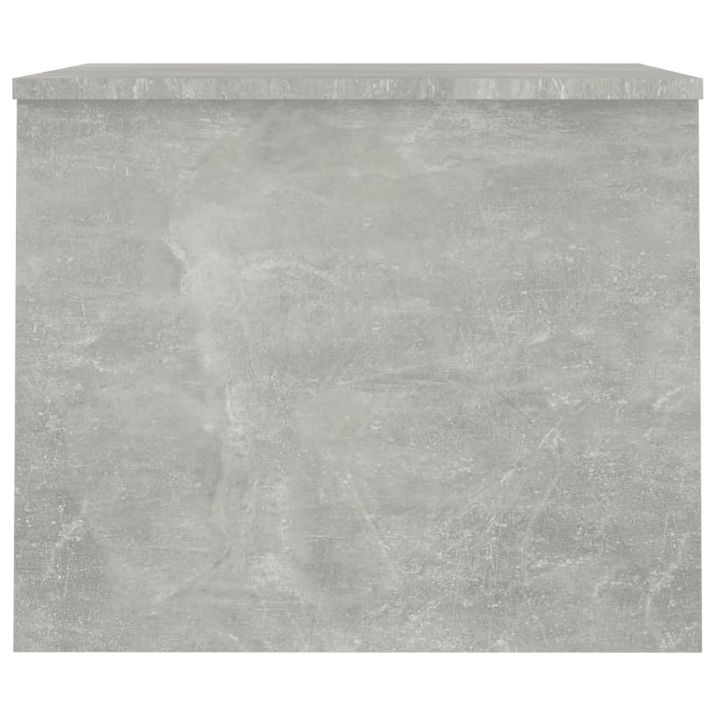 betonszürke szerelt fa dohányzóasztal 80 x 50,5 x 41,5 cm