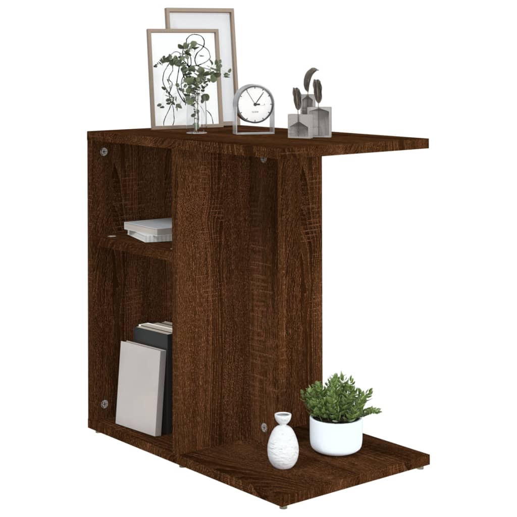 barna tölgy színű szerelt fa kisszekrény 50 x 30 x 50 cm