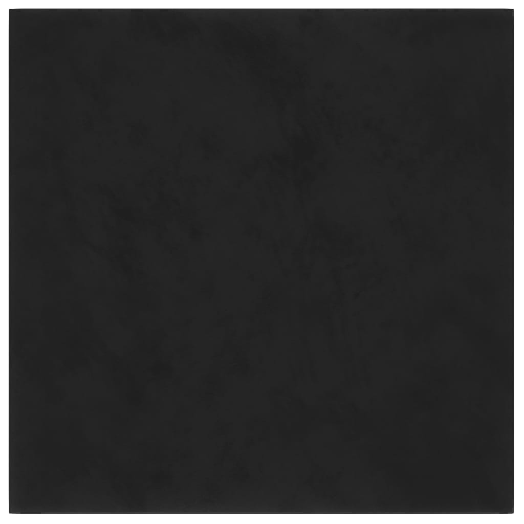 12 db fekete bársony fali panel 30 x 30 cm 1,08 m²