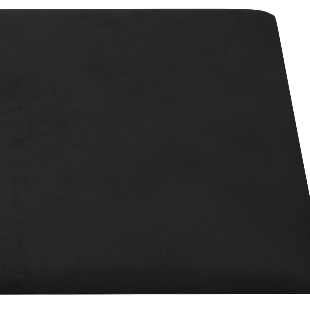 12 db fekete bársony fali panel 30 x 30 cm 1,08 m²